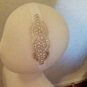 Baby Toddler rhinestone Easter headband bow birthday hair accessories photoshoot